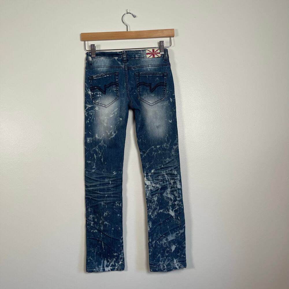 Machine • Distressed Ripped Bleached Jeans - Picture 3 of 6